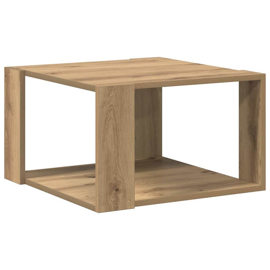 Couchtisch Eiche handwerklich 51.5 x 51.5 x 30 cm Holzwerkstoff