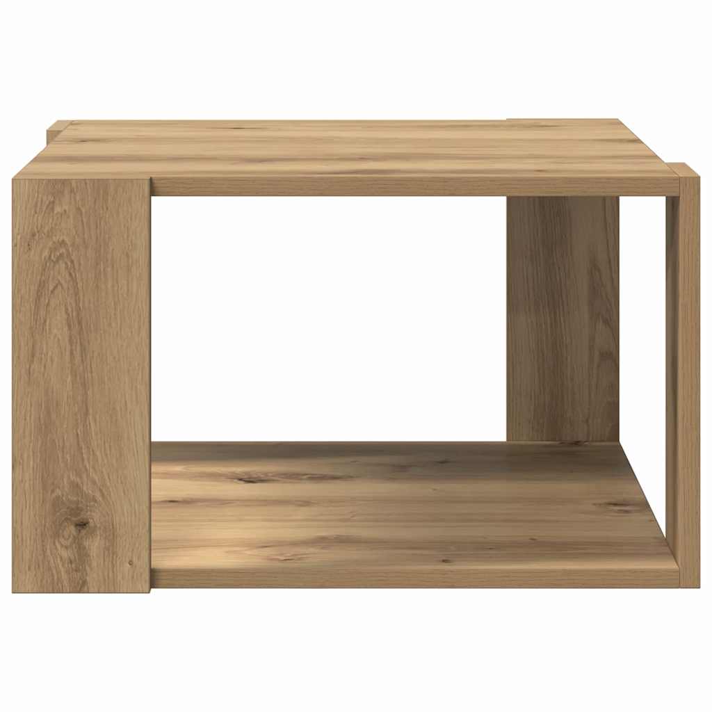 Couchtisch Eiche handwerklich 51.5 x 51.5 x 30 cm Holzwerkstoff