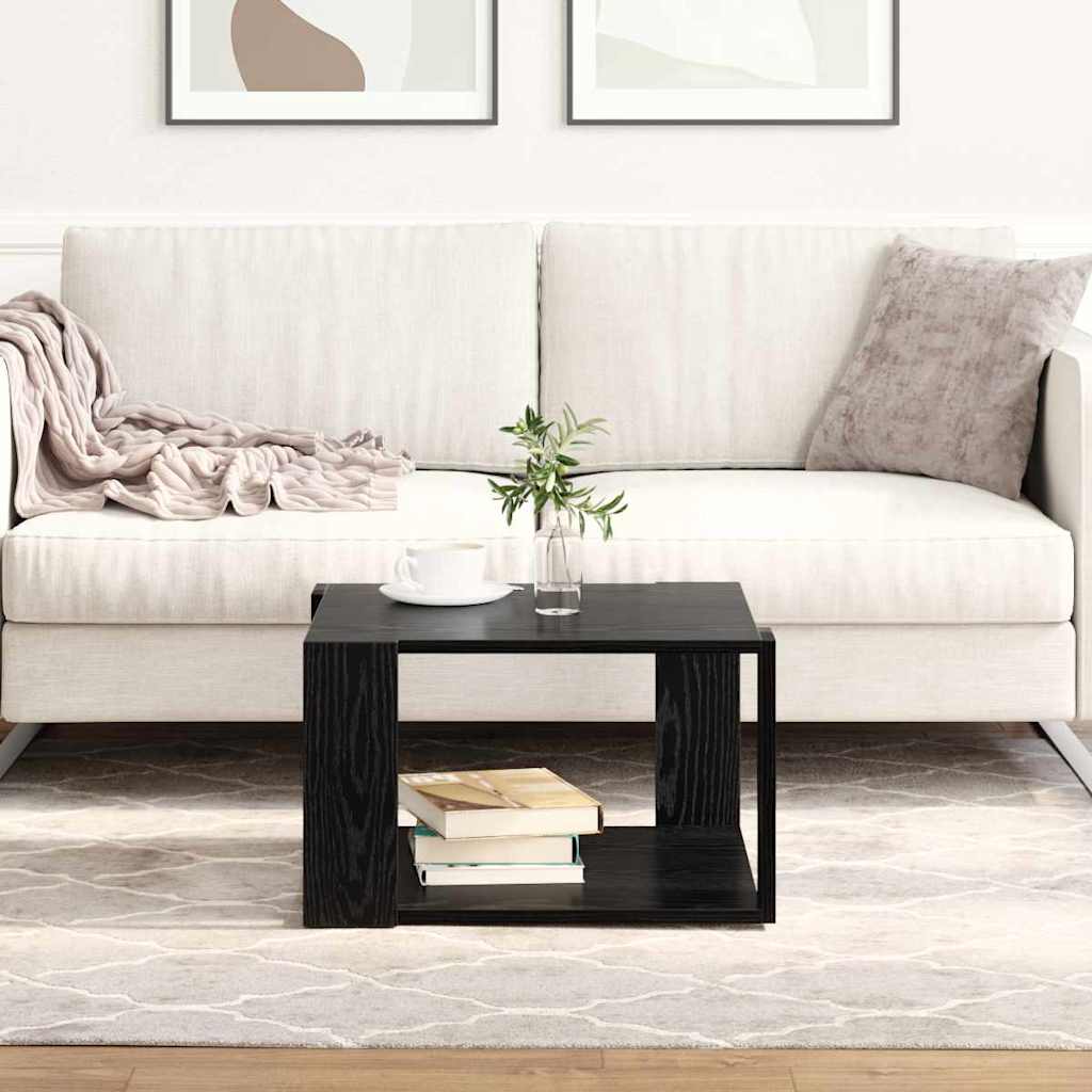 Couchtisch Schwarze Eiche 51.5 x 51.5 x 30 cm Holzwerkstoff