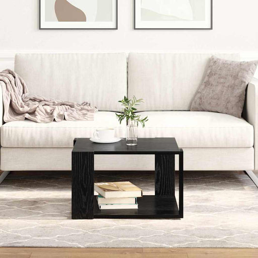 Couchtisch Schwarze Eiche 51.5 x 51.5 x 30 cm Holzwerkstoff
