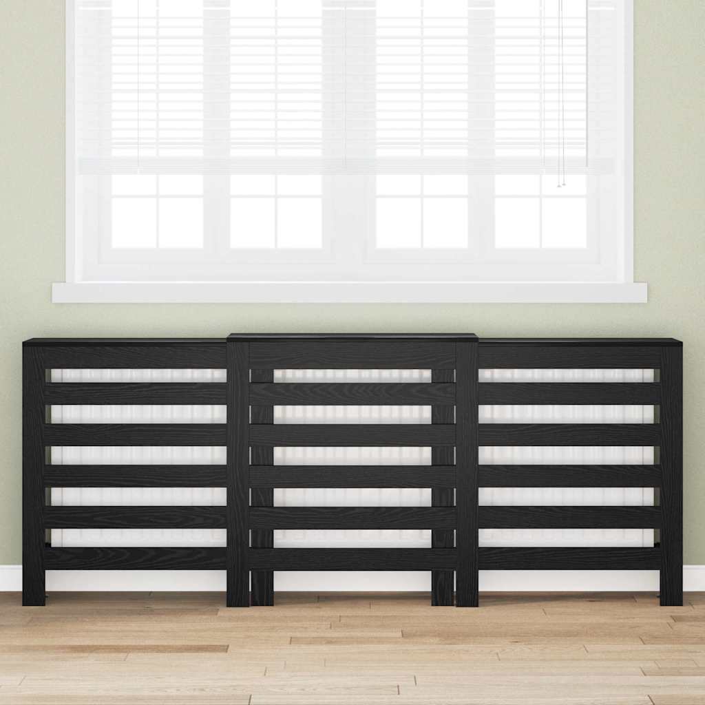 Heizkörperabdeckung Schwarze Eiche 205 x 21.5 x 83.5 cm