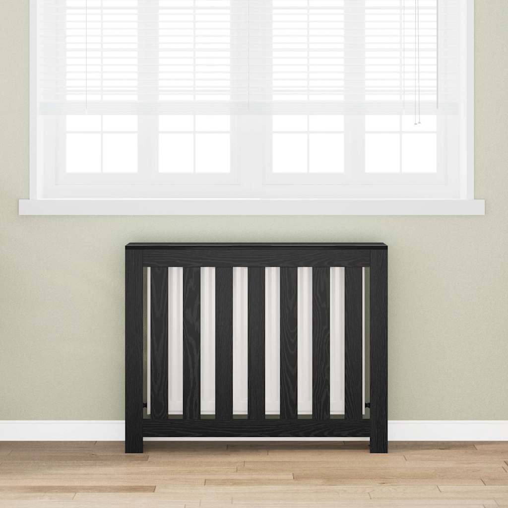 Heizkörperabdeckung Schwarze Eiche 104 x 20 x 82 cm