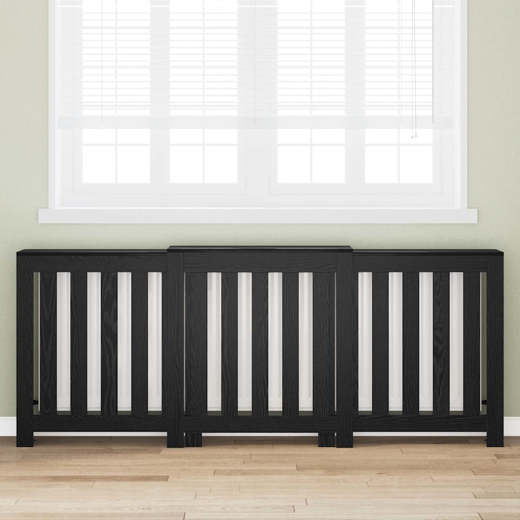 Heizkörperabdeckung Schwarze Eiche 205 x 21.5 x 83.5 cm
