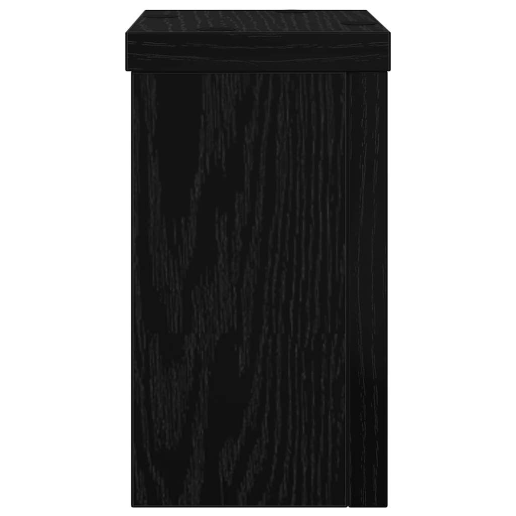 Pflanzenständer 2 pcs Schwarze Eiche 10 x 10 x 18 cm
