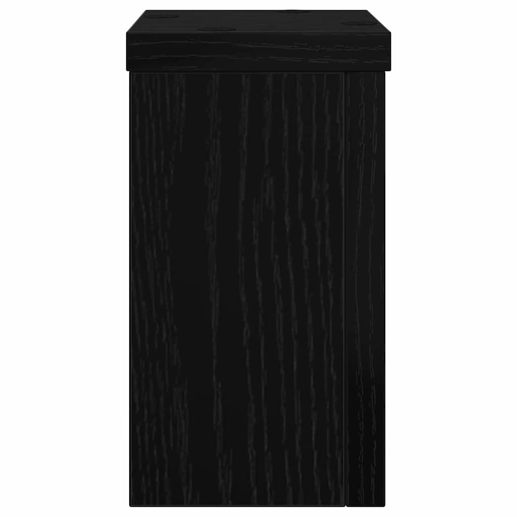 Pflanzenständer 2 pcs Schwarze Eiche 10 x 10 x 18 cm
