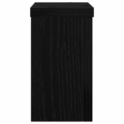 Pflanzenständer 2 pcs Schwarze Eiche 10 x 10 x 18 cm