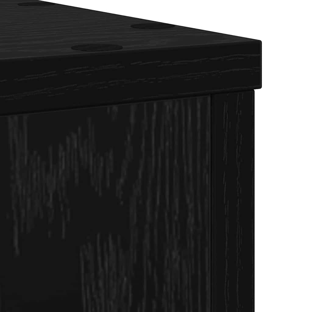 Pflanzenständer 2 pcs Schwarze Eiche 20 x 20 x 30 cm