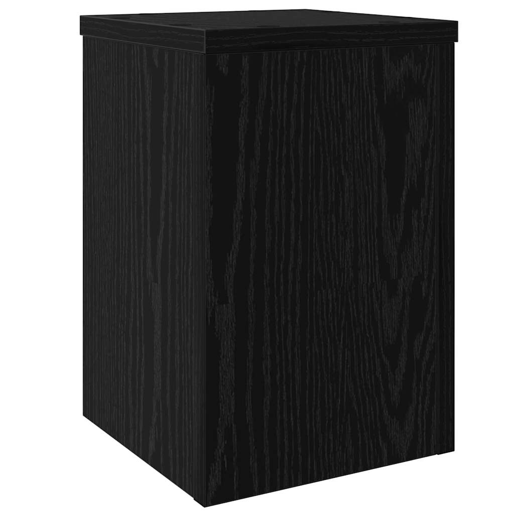 Pflanzenständer 2 pcs Schwarze Eiche 20 x 20 x 30 cm