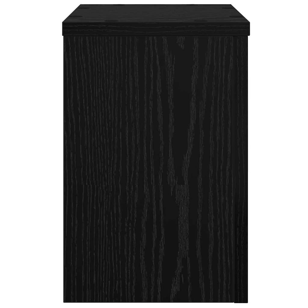 Pflanzenständer 2 pcs Schwarze Eiche 20 x 20 x 30 cm