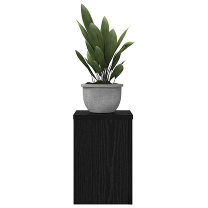Pflanzenständer 2 pcs Schwarze Eiche 20 x 20 x 30 cm