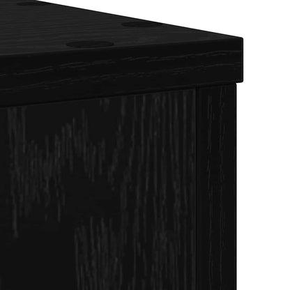 Pflanzenständer 2 pcs Schwarze Eiche 25 x 25 x 35 cm
