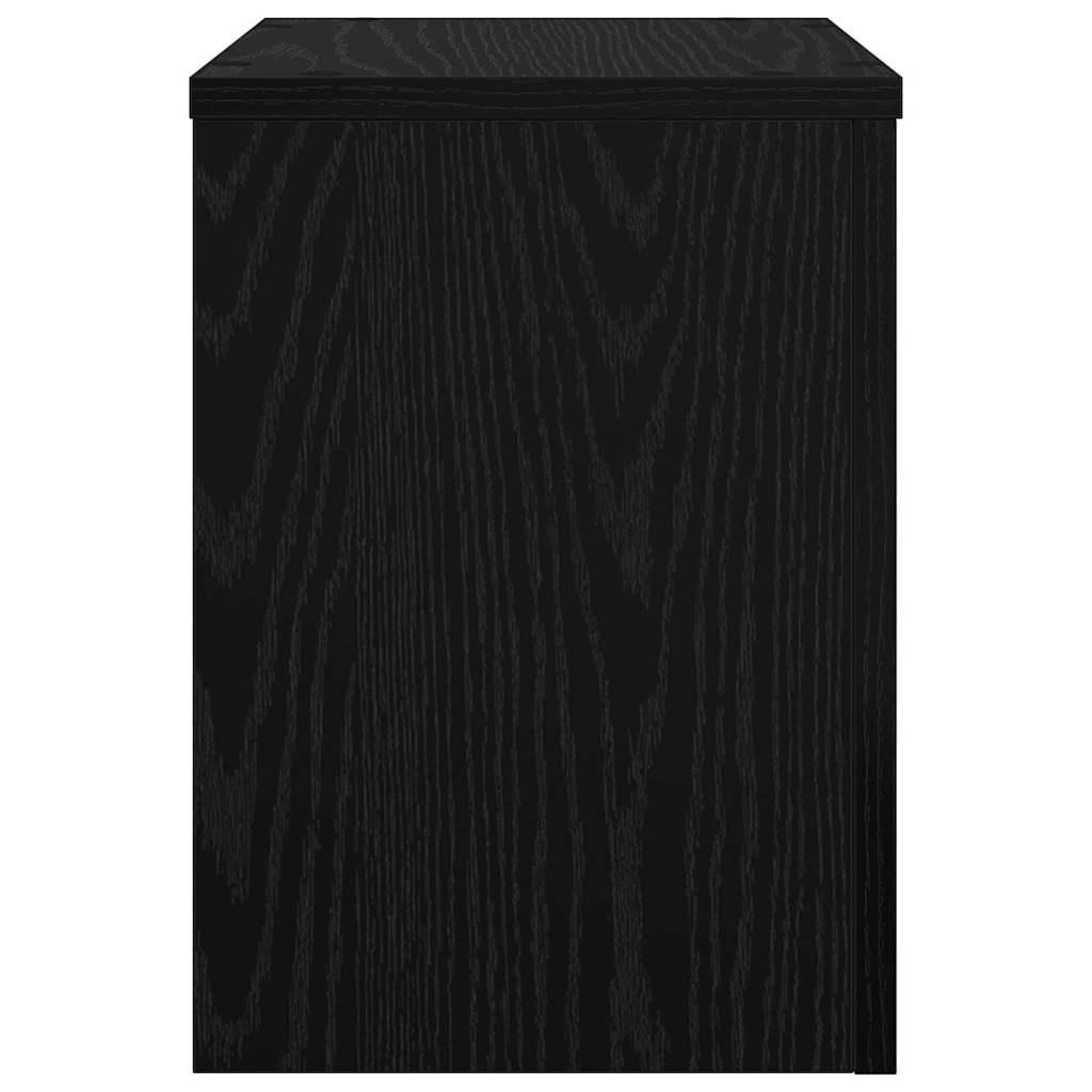 Pflanzenständer 2 pcs Schwarze Eiche 25 x 25 x 35 cm