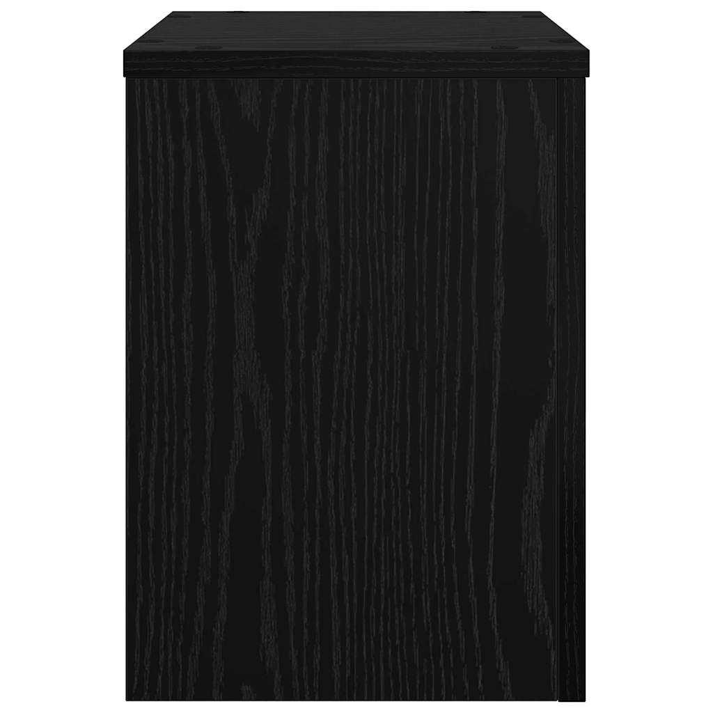 Pflanzenständer 2 pcs Schwarze Eiche 25 x 25 x 35 cm