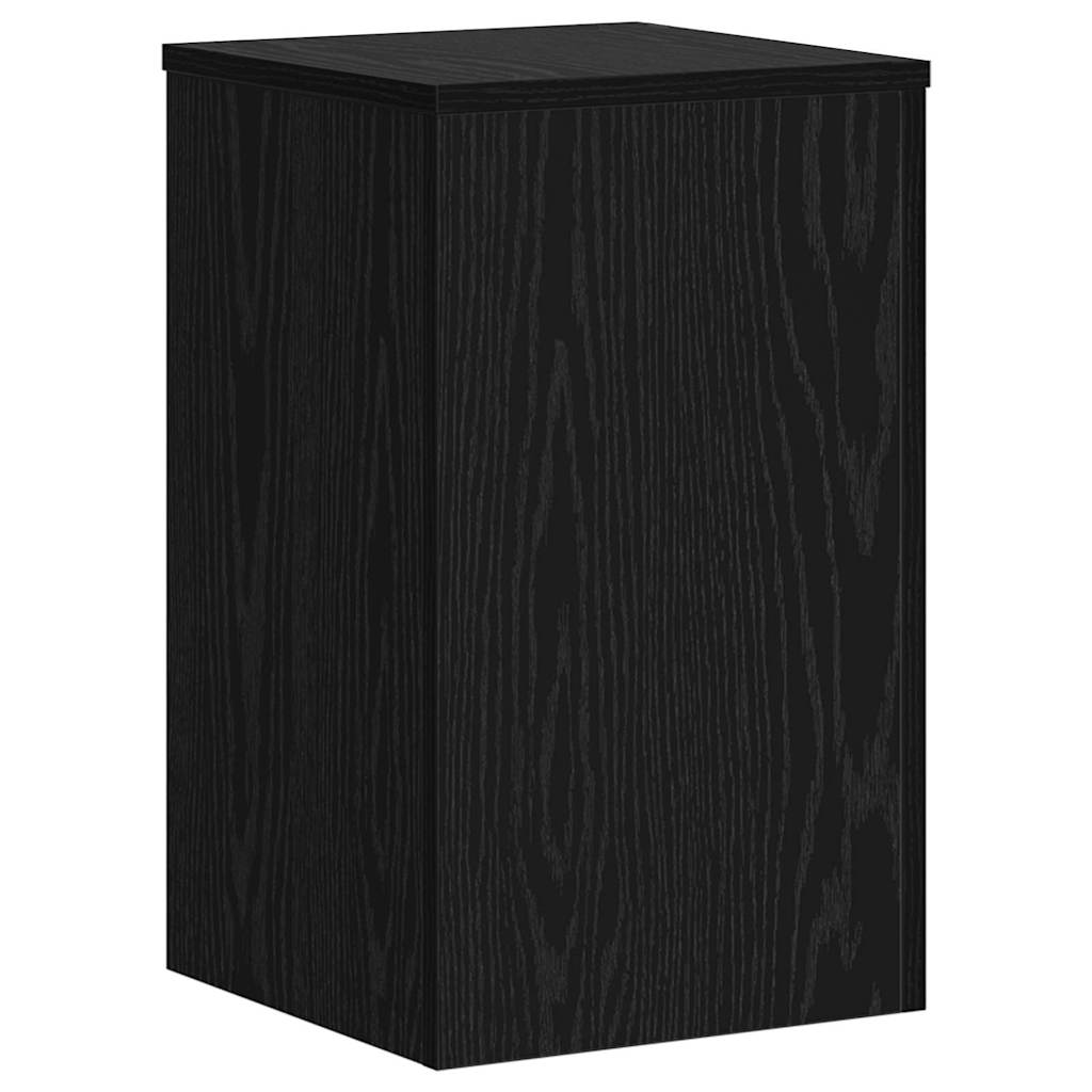 Pflanzenständer 2 pcs Schwarze Eiche 30 x 30 x 50 cm