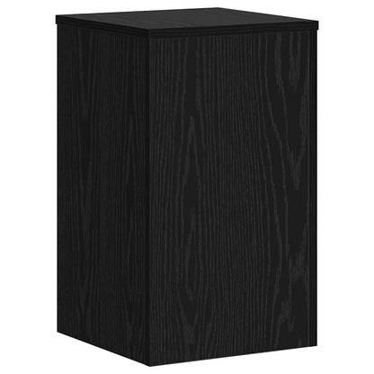 Pflanzenständer 2 pcs Schwarze Eiche 30 x 30 x 50 cm