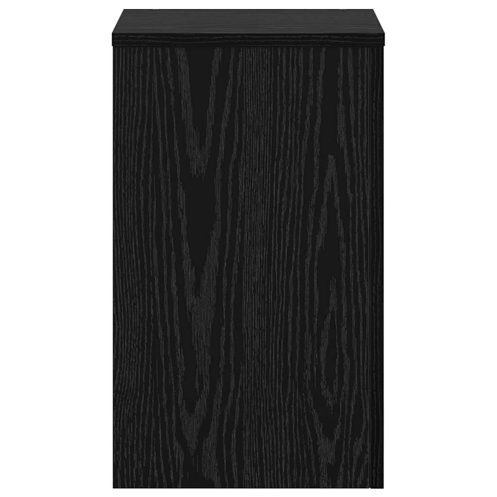 Pflanzenständer 2 pcs Schwarze Eiche 30 x 30 x 50 cm