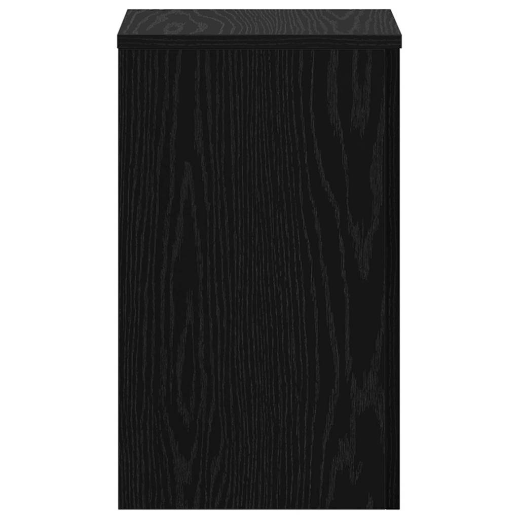 Pflanzenständer 2 pcs Schwarze Eiche 30 x 30 x 50 cm