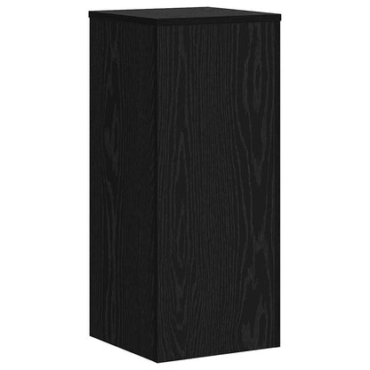 Pflanzenständer 2 pcs Schwarze Eiche 30 x 30 x 70 cm