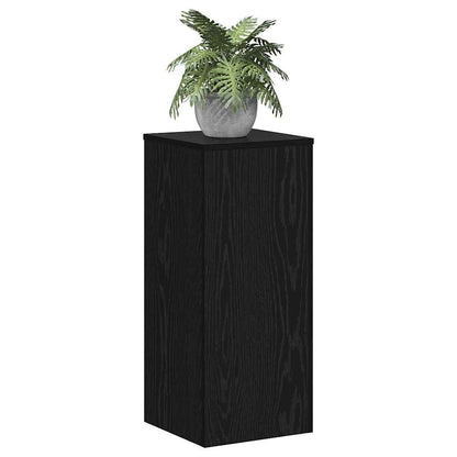Pflanzenständer 2 pcs Schwarze Eiche 30 x 30 x 70 cm