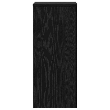 Pflanzenständer 2 pcs Schwarze Eiche 30 x 30 x 70 cm