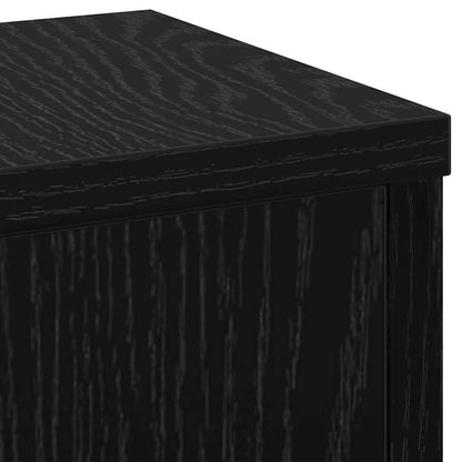 Pflanzenständer 2 pcs Schwarze Eiche 17 x 17 x 60 cm