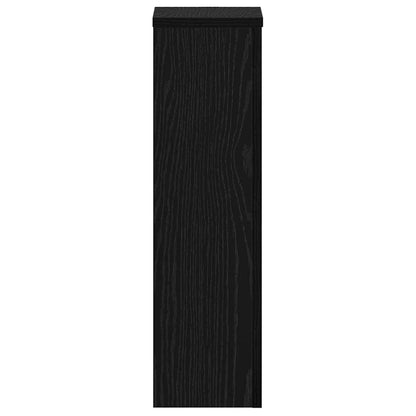 Pflanzenständer 2 pcs Schwarze Eiche 17 x 17 x 60 cm
