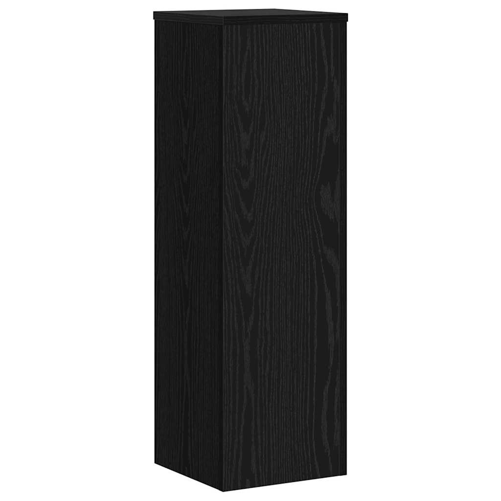 Pflanzenständer 2 pcs Schwarze Eiche 25 x 25 x 80 cm