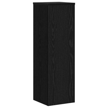 Pflanzenständer 2 pcs Schwarze Eiche 25 x 25 x 80 cm
