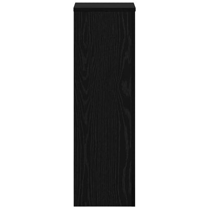 Pflanzenständer 2 pcs Schwarze Eiche 25 x 25 x 80 cm