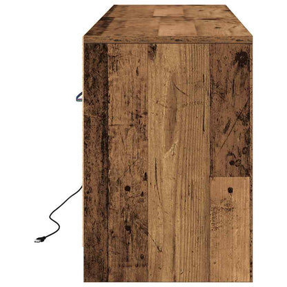 TV-Schränk Braun 139,5 x 34 x 50 cm Holzwerkstoff