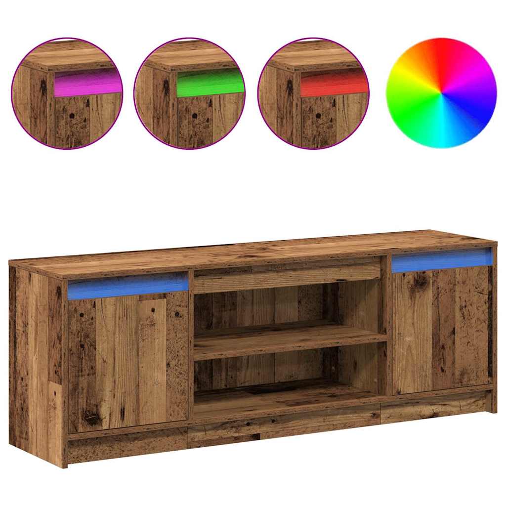 TV-Schränk Braun 139,5 x 34 x 50 cm Holzwerkstoff