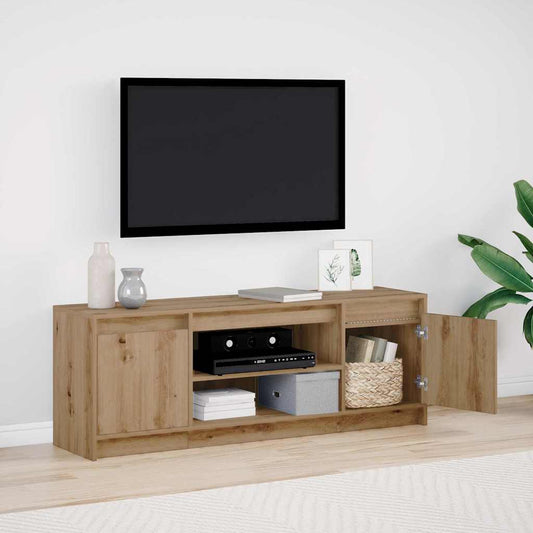 TV-Schränk Braun 139,5 x 34 x 50 cm Holzwerkstoff