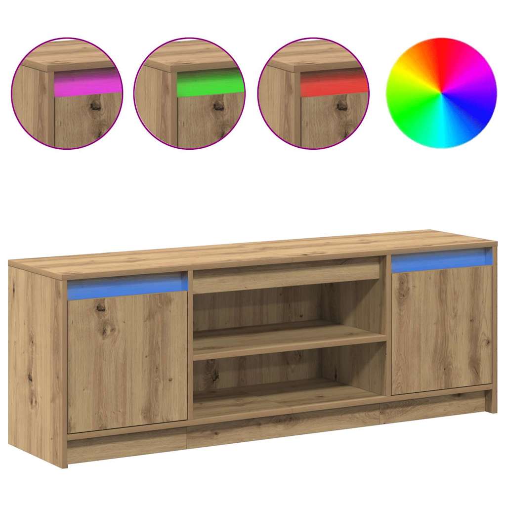 TV-Schränk Braun 139,5 x 34 x 50 cm Holzwerkstoff