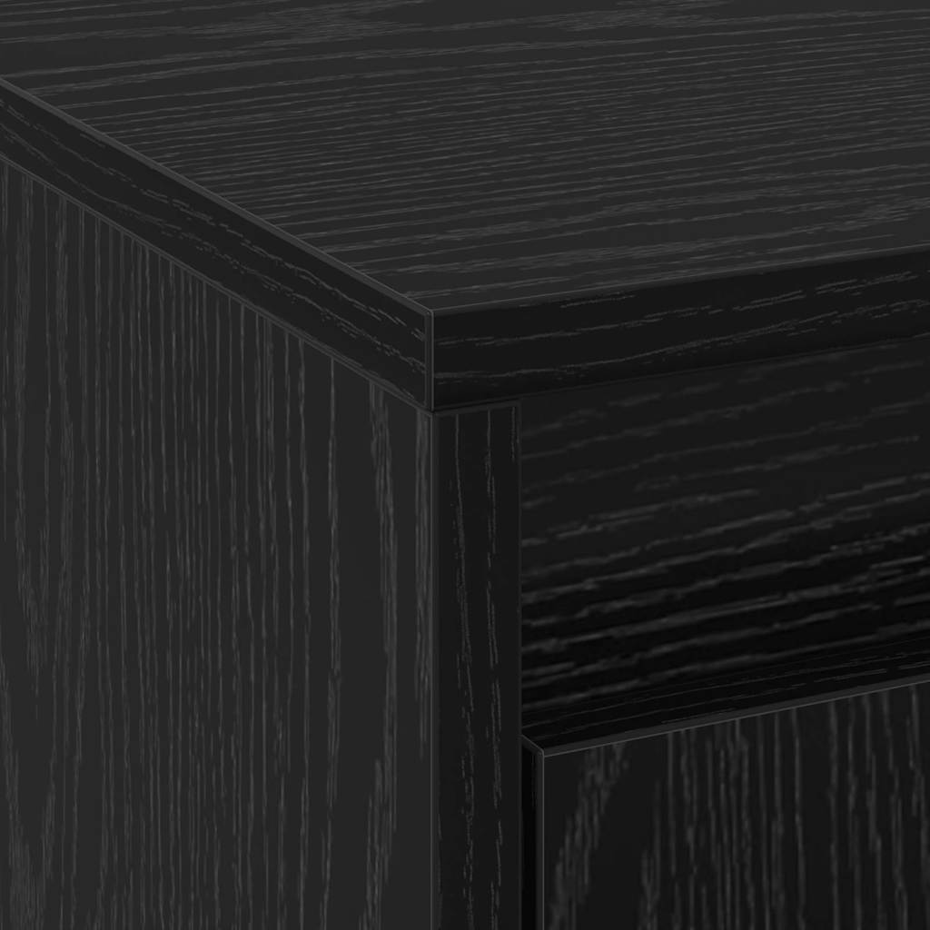 TV-Schränk Schwarz 139,5 x 34 x 50 cm Holzwerkstoff