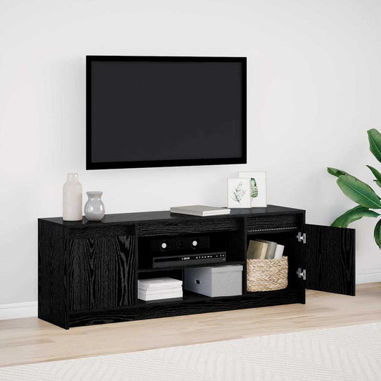 TV-Schränk Schwarz 139,5 x 34 x 50 cm Holzwerkstoff