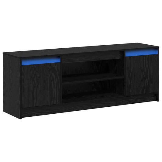 TV-Schränk Schwarz 139,5 x 34 x 50 cm Holzwerkstoff
