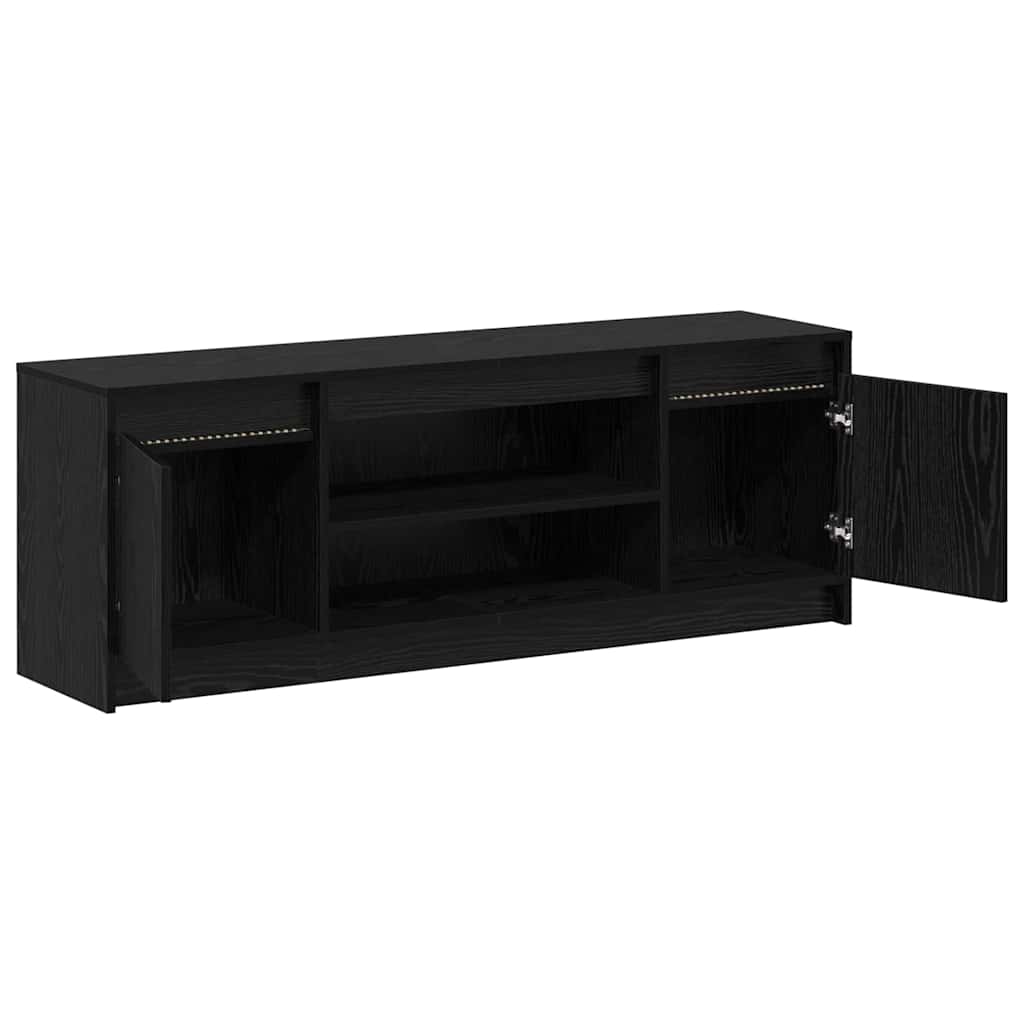 TV-Schränk Schwarz 139,5 x 34 x 50 cm Holzwerkstoff