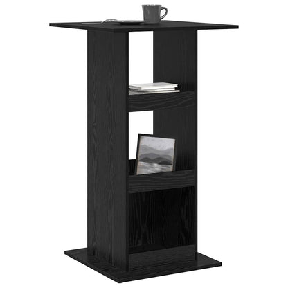 Bartisch Schwarze Eiche 60 x 60 x 100 cm Holzwerkstoff