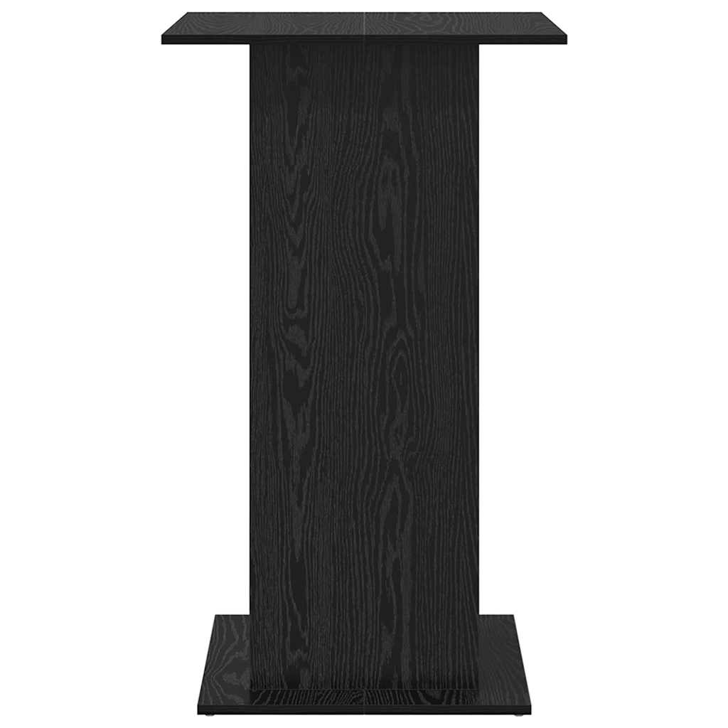Bartisch Schwarze Eiche 60 x 60 x 100 cm Holzwerkstoff