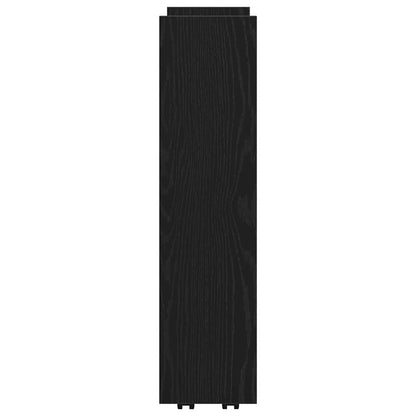 Schmaler Aufbewahrungswagen Schwarze Eiche 60 x 20 x 82 cm