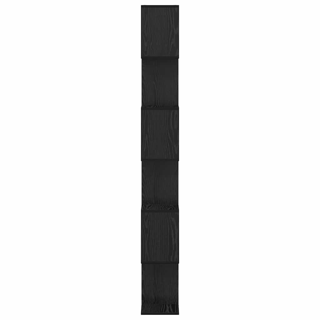 Bücherregal Schwarz 70 x 24 x 193.5 cm Holzwerkstoff