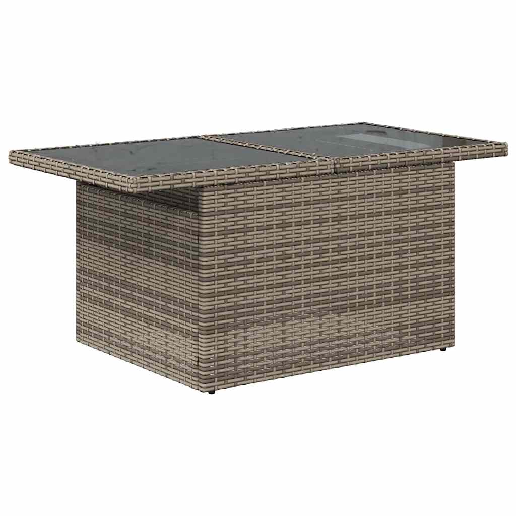 Garten-Sofa-Set mit Kissen 6 pcs Grau 100 x 55 x 73 cm