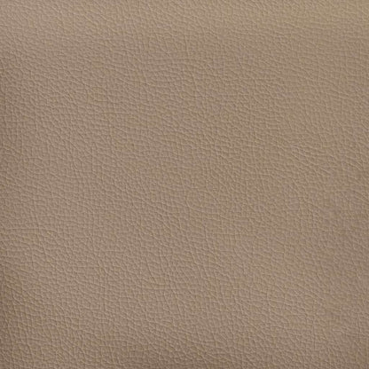 Bettgestell mit Matratze Cappuccino 160 x 200 cm Kunstleder