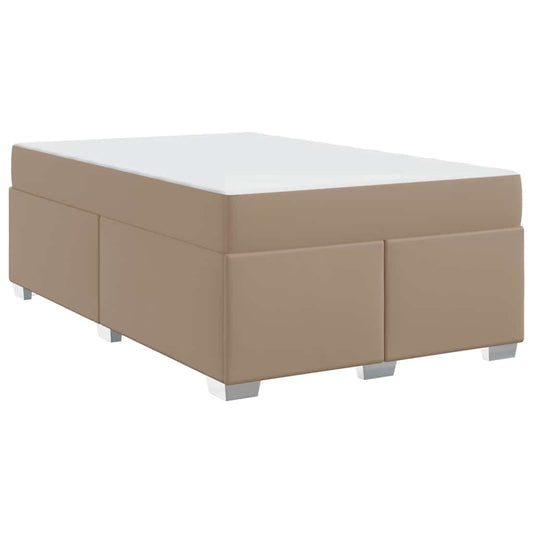 Bettgestell Cappuccino 160 x 200 cm Kunstleder