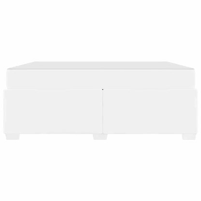 Bettgestell Weiß 180 x 200 cm Kunstleder