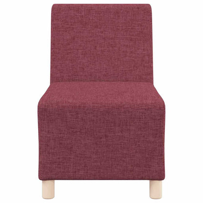 Modulares Armfreies Sofa 2 pcs Rot 55 x 74 x 82 cm Stoff