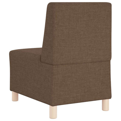 Modulares Armfreies Sofa 2 pcs Braun 55 x 74 x 82 cm Stoff