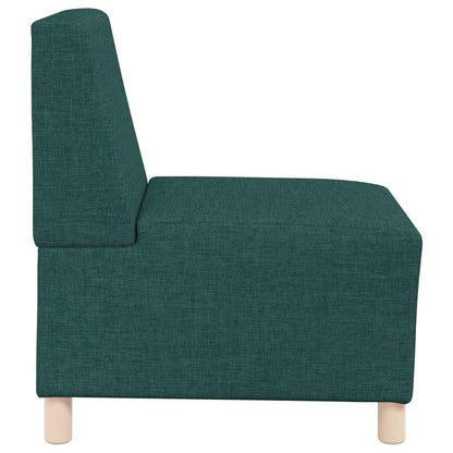 Modulares Armfreies Sofa 2 pcs Dunkelgrün 55 x 74 x 82 cm Stoff