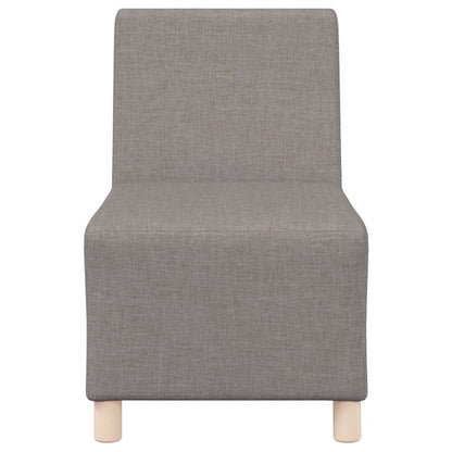 Modulares Armfreies Sofa 2 pcs Taupe 55 x 74 x 82 cm Stoff