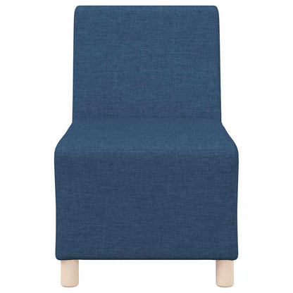 Modulares Armfreies Sofa 2 pcs Blau 55 x 74 x 82 cm Stoff